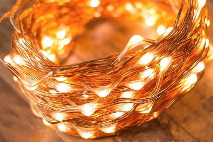 HilalFul String Lights 10m Wire 100 LEDs Home Decor (Warm White) USB powered