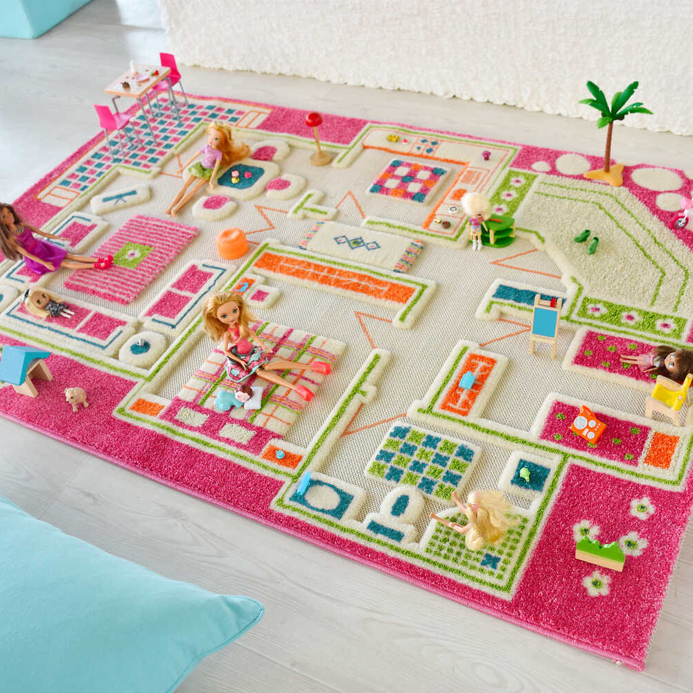 
                      
                        IVI 3D Playhouse Pink Design Carpet
                      
                    