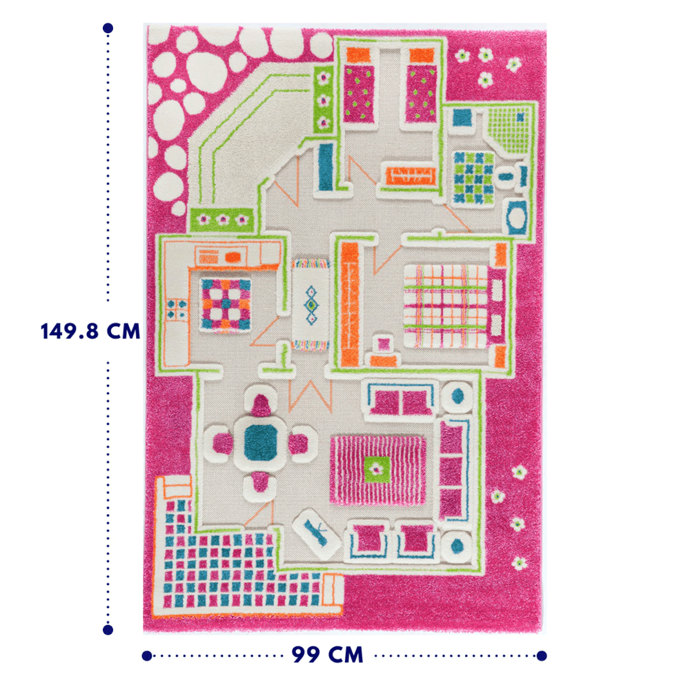 
                      
                        IVI 3D Playhouse Pink Design Carpet
                      
                    