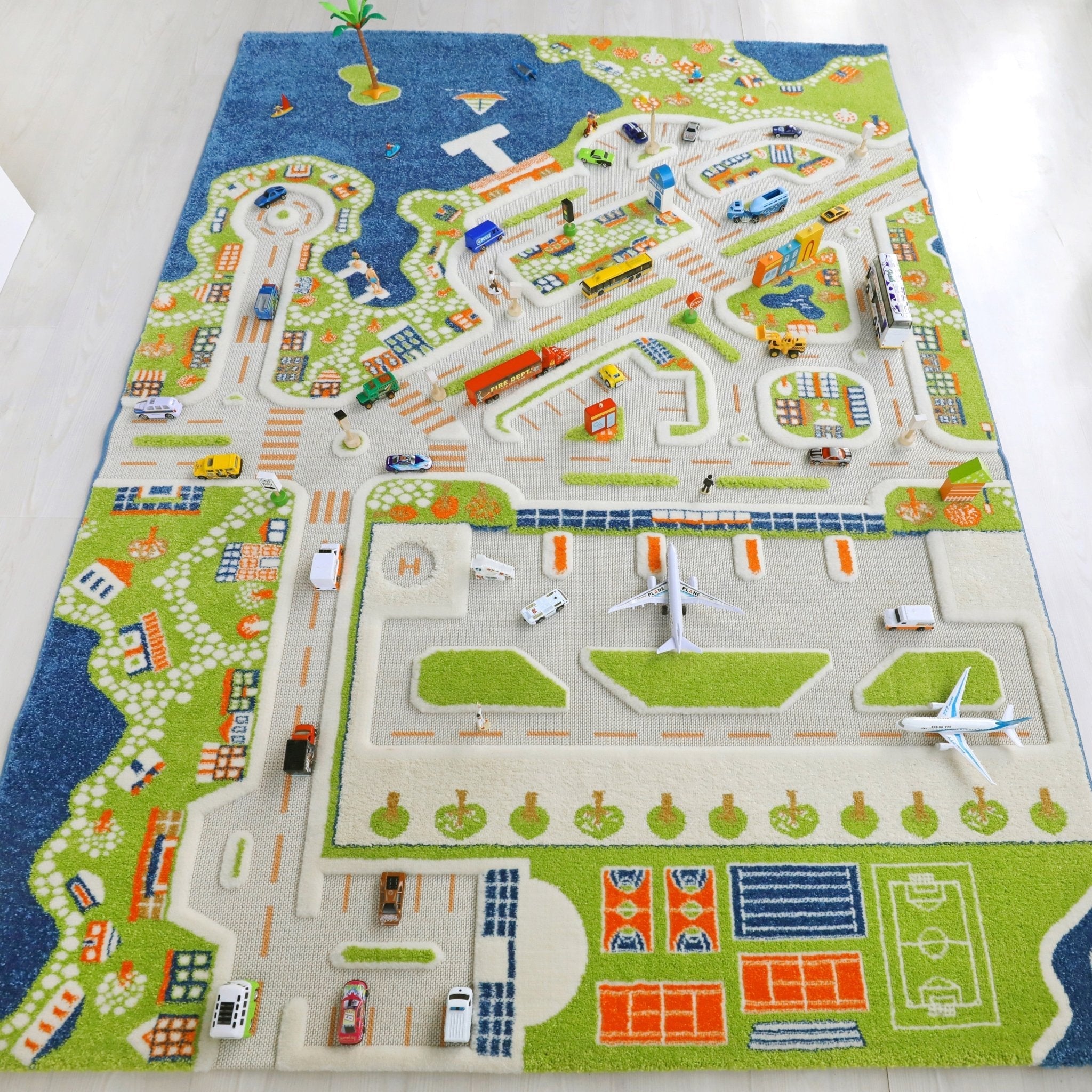 IVI 3D Carpet Mini City Design