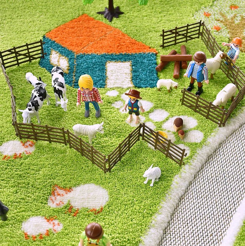 IVI 3D Play Carpet, Farm Design