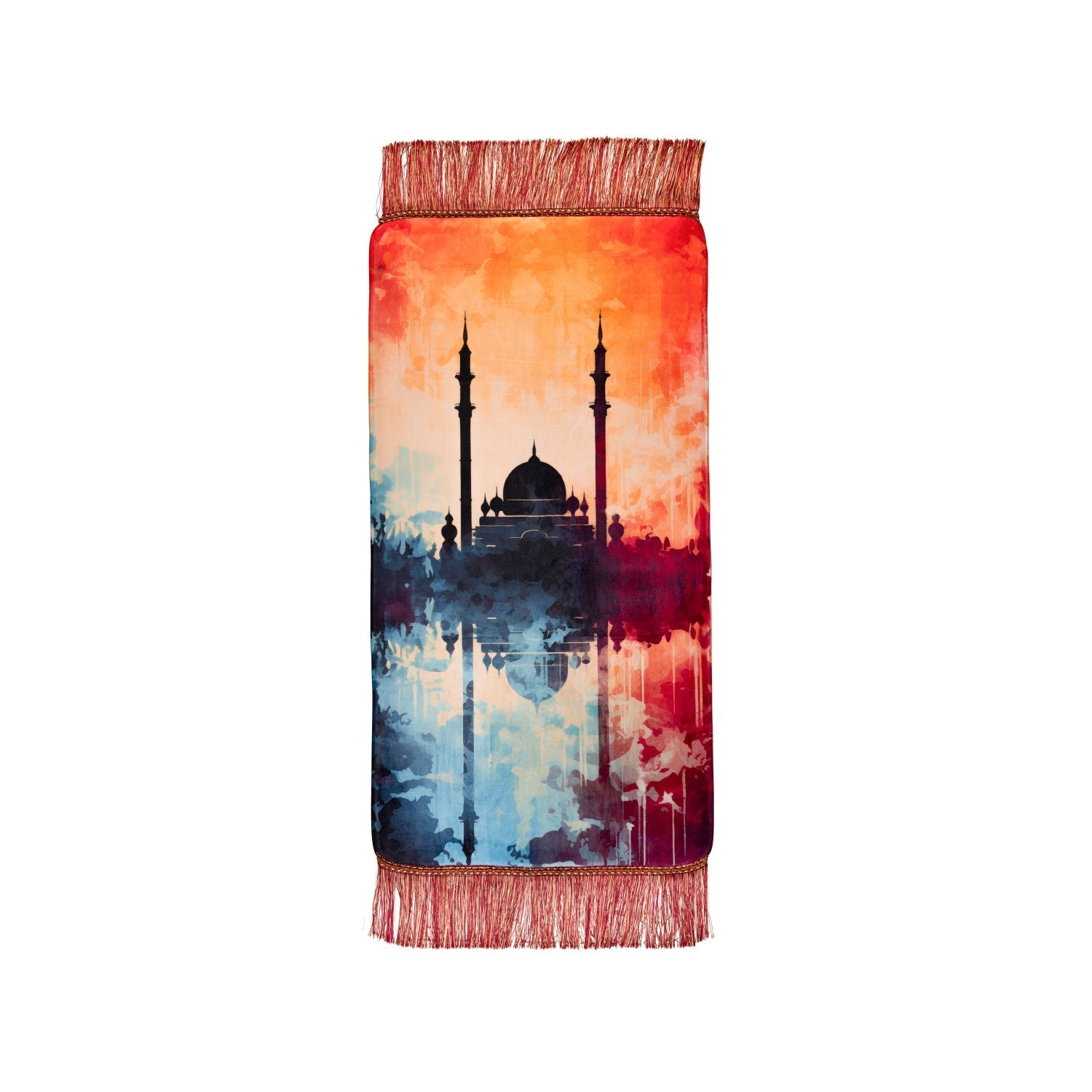 Mirrored Grand Mosque Foam Prayer Mat - Adults