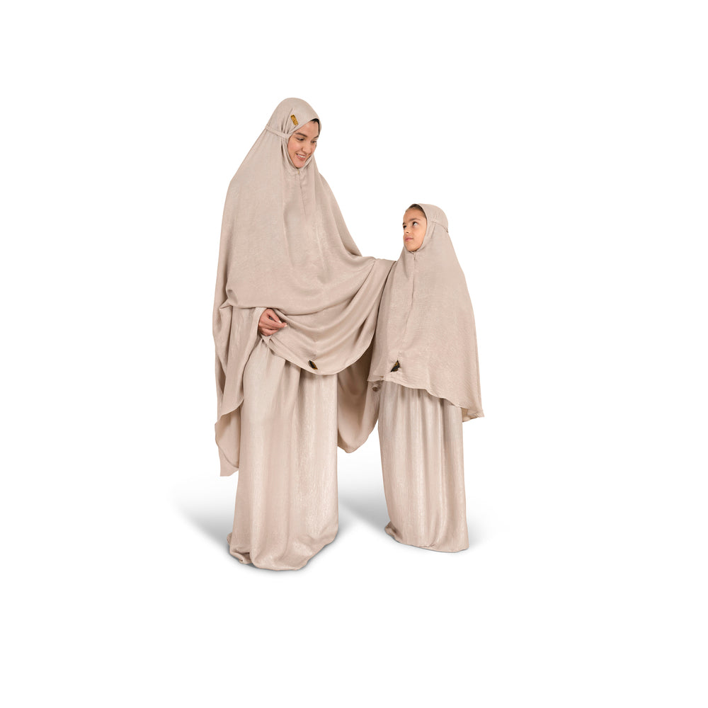 Muslim Queen 2 piece set - Adult - Pink Ash