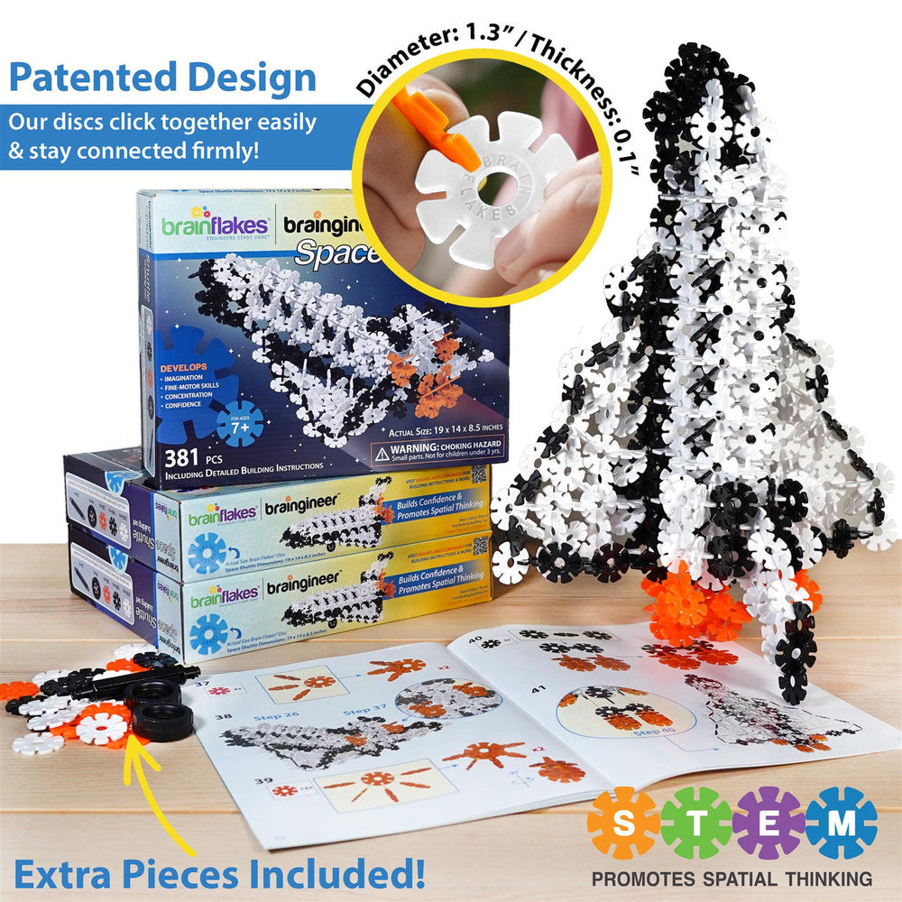 
                      
                        Brain Flakes Space Shuttle Building Set
                      
                    