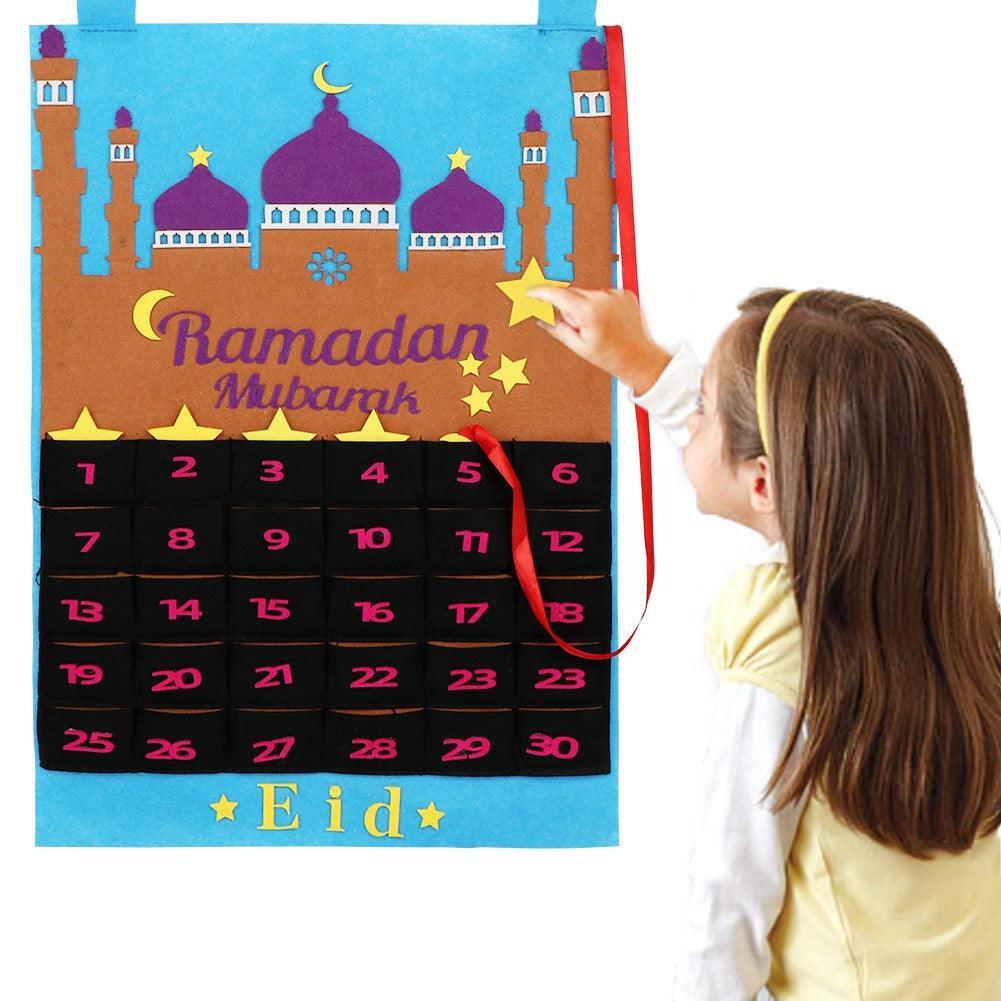 Ramadan Calendar - Eid Mubarak Hanging Countdown Calendar