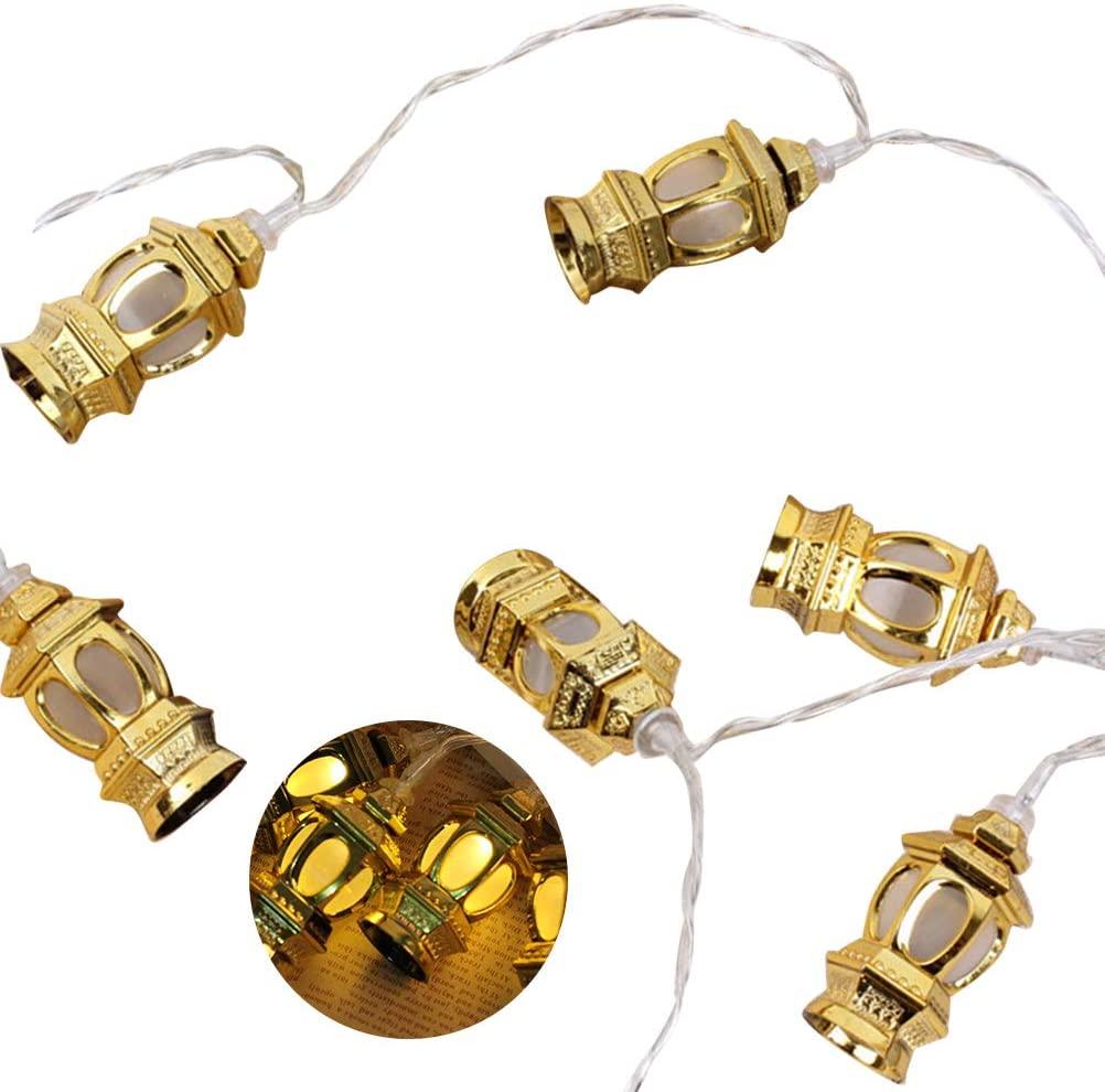 Ramadan Golden Lantern Light String