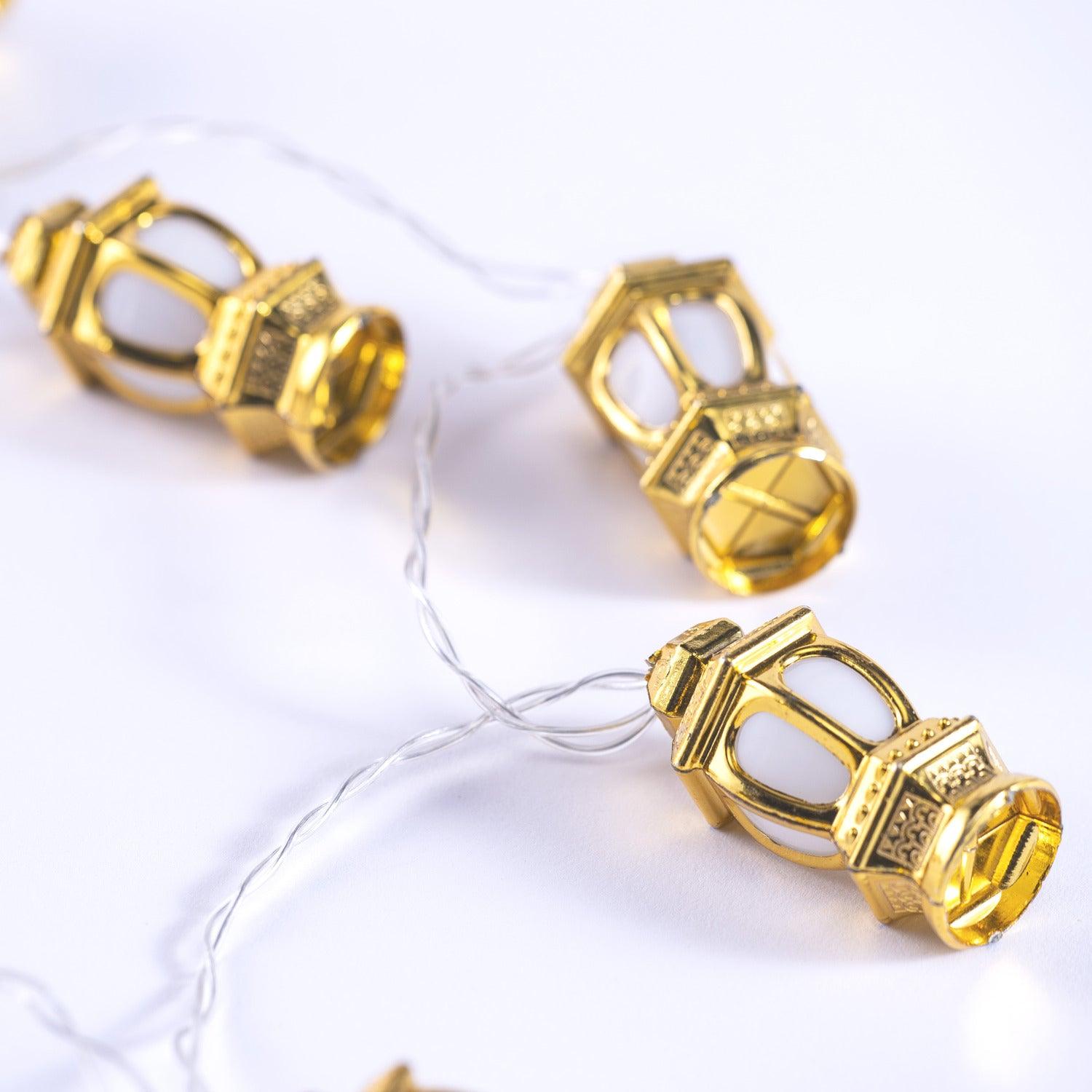 Ramadan Golden Lantern Light String