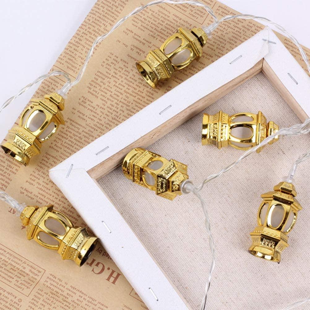 Ramadan Golden Lantern Light String