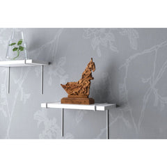 UAE Wooden Map Table Deco