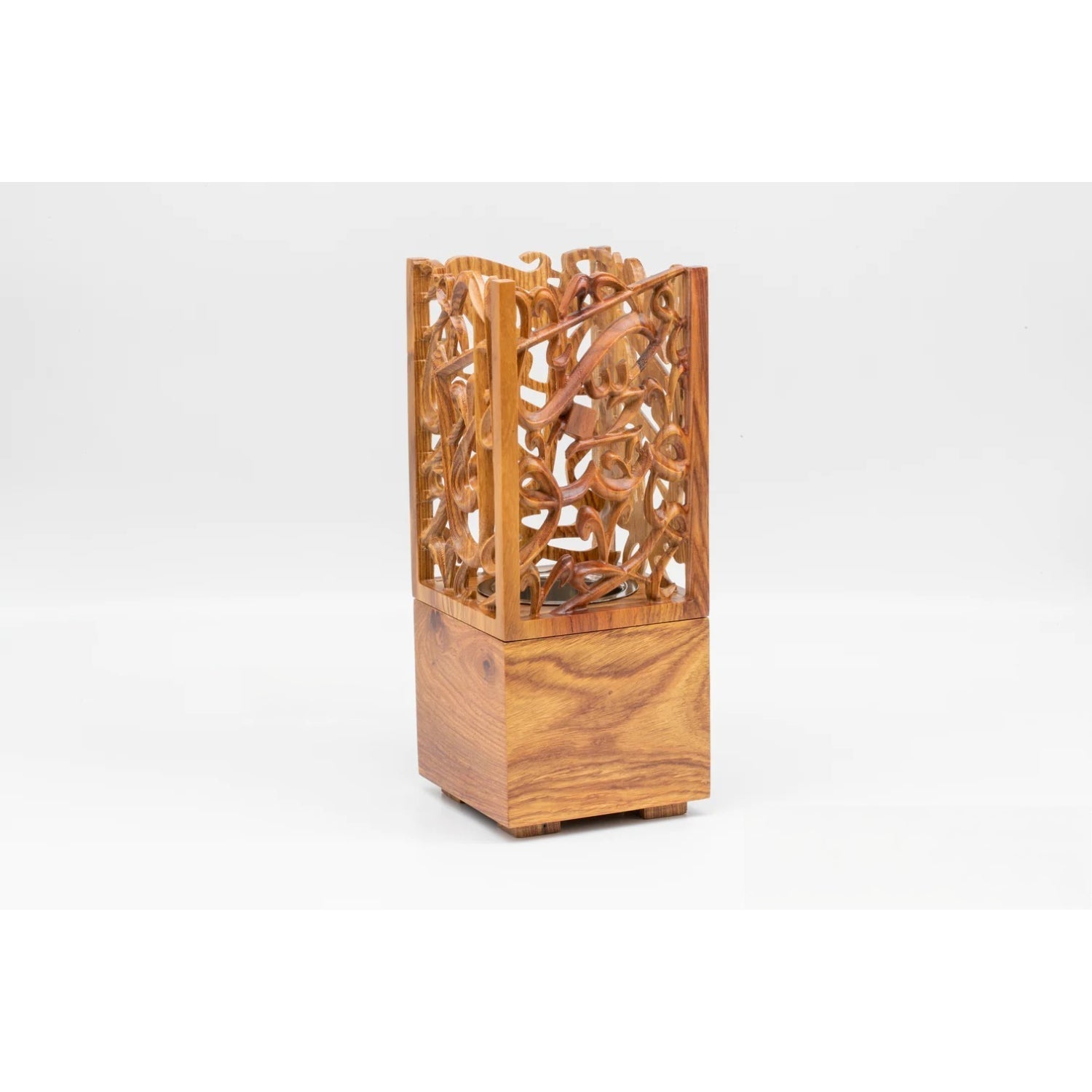 Wooden Arabic Calligraphy Incense Burner