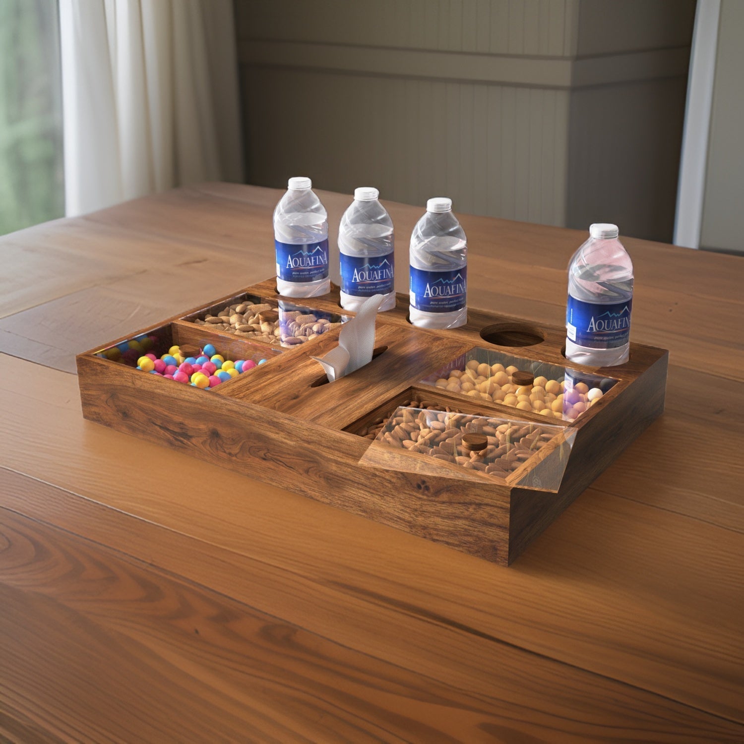 Wooden Coffee Table Organizing Tray - Large