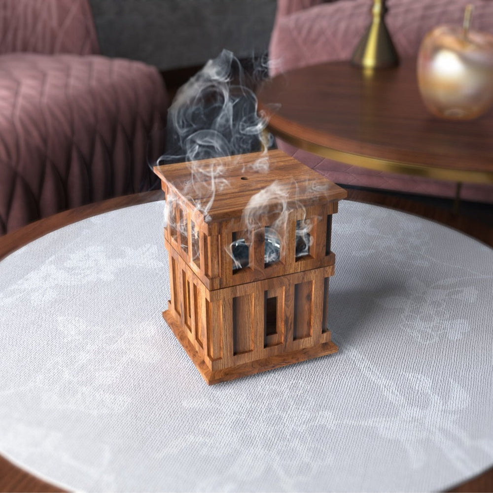 
                      
                        Wooden Wind Tower Incense Burner
                      
                    