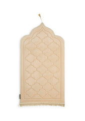 Velvet Foam Prayer Mat - Honey - Hilalful